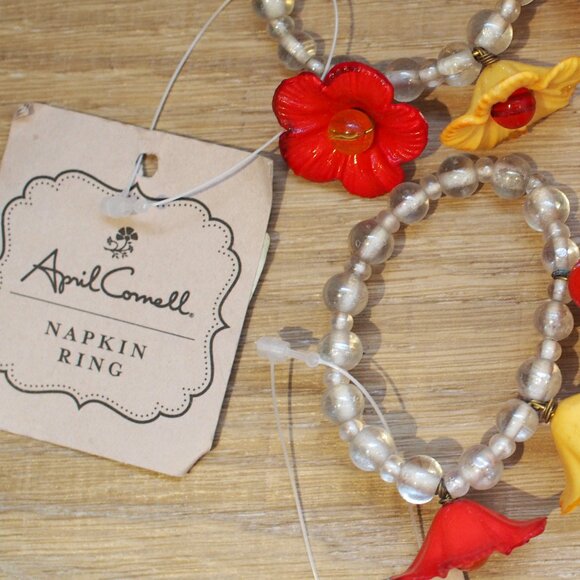 April Cornell Napkin Rings - Picture 3 of 4